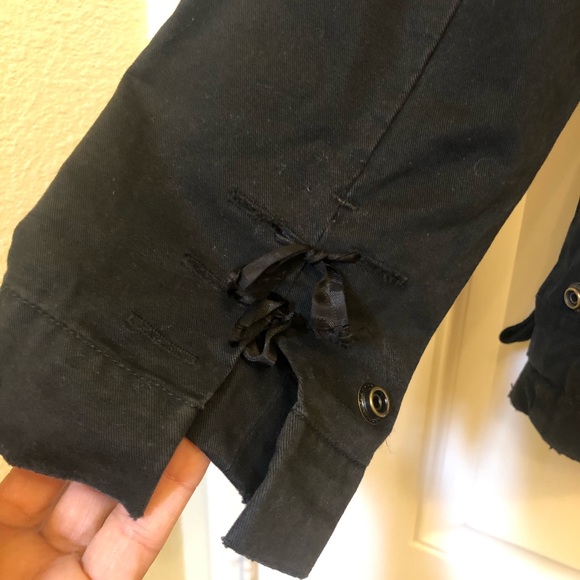 Zadig & Voltaire Vladimir Grunge Blazer Black 1758 Black perfect shape Sz XS - Picture 14 of 16